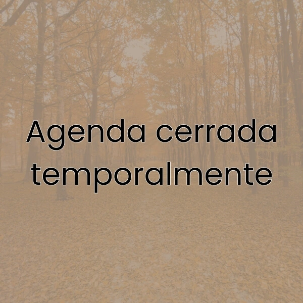 Agenda cerrada temporalmente
